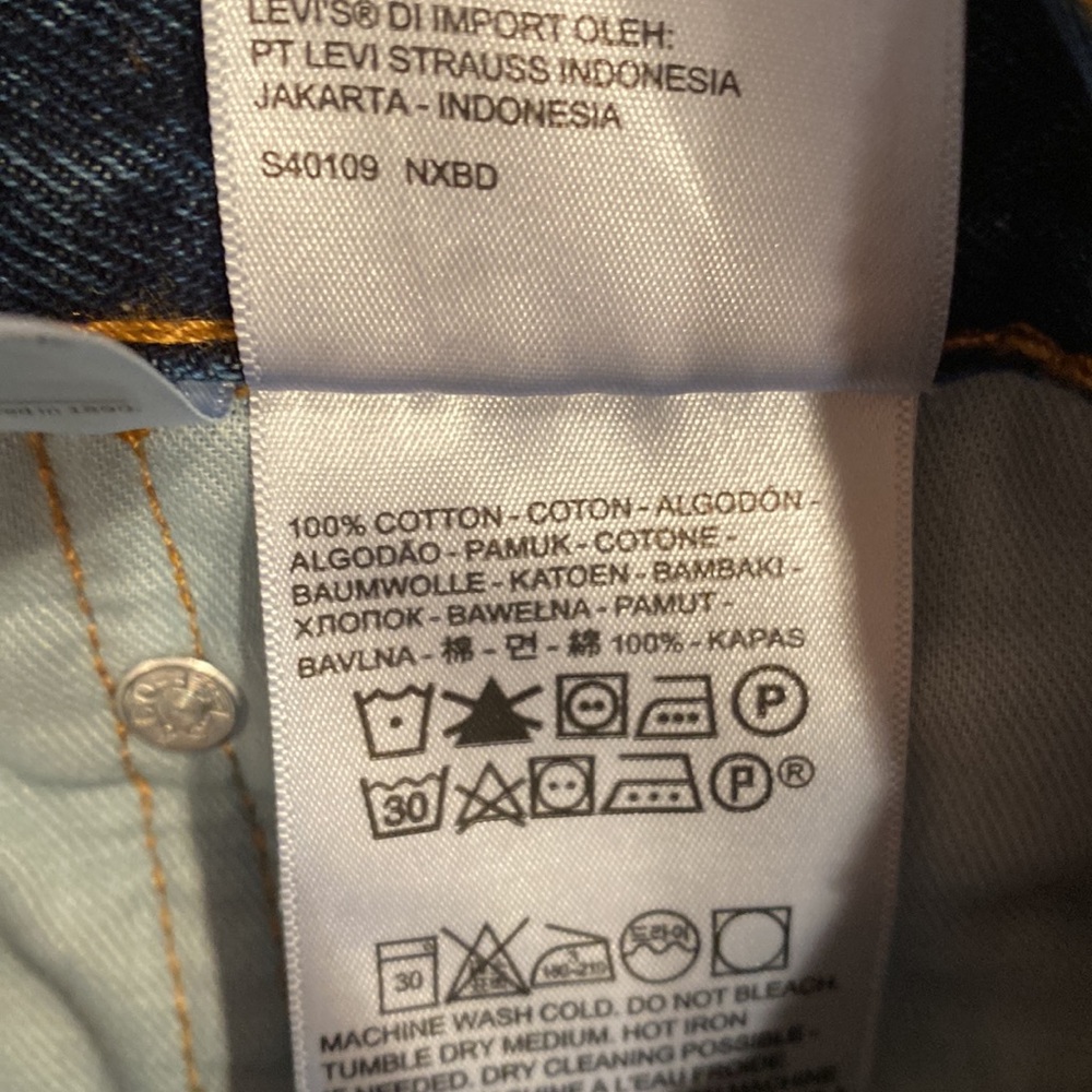 Mens Levi jeans size 38/29 - Picture 7 of 7